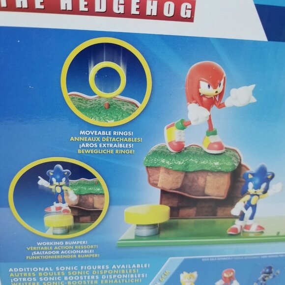Sonic The Hedgehog 10 Piece Playset With Figure Green Hill Zone Go SEGA 60th New - Picture 5 of 6